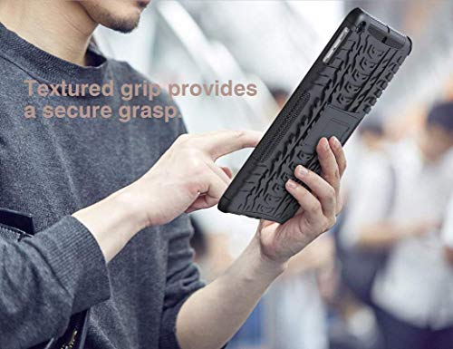 Image of MoreFit Hybrid Back Cover Case with Kickstand Wheel Pattern for iPad 9.7 (2018) / iPad 9.7 (2017)