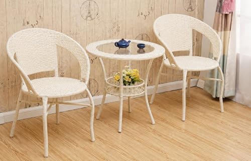 Rattan & Wicker Garden Patio Seating Chair And Table Set Outdoor ...