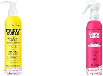 Marc Anthony Define & Hold Flex Gel and Leave-In Conditioner for Curly, Dry & Damaged Hair