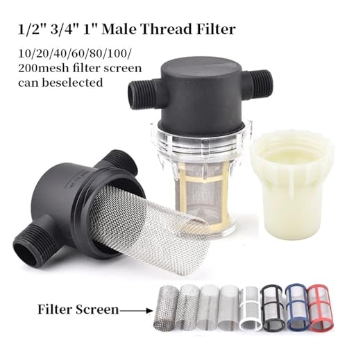 Filtro para bomba de agua de jardín 1 pulg miniatura 7
