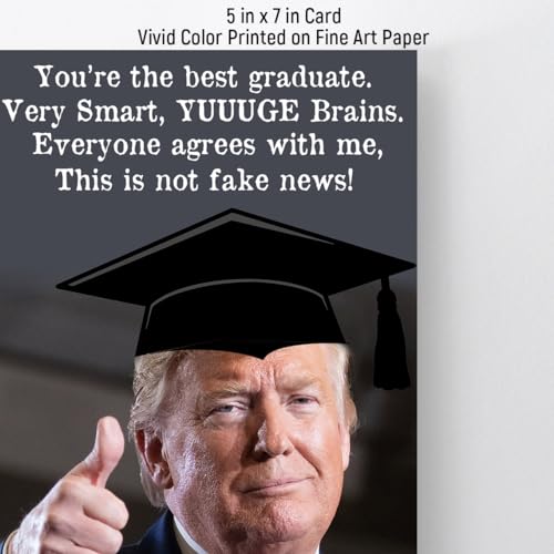 image for GIFTSFARM Graduation Decorations Class of 2024, Funny Donald Trump Gra