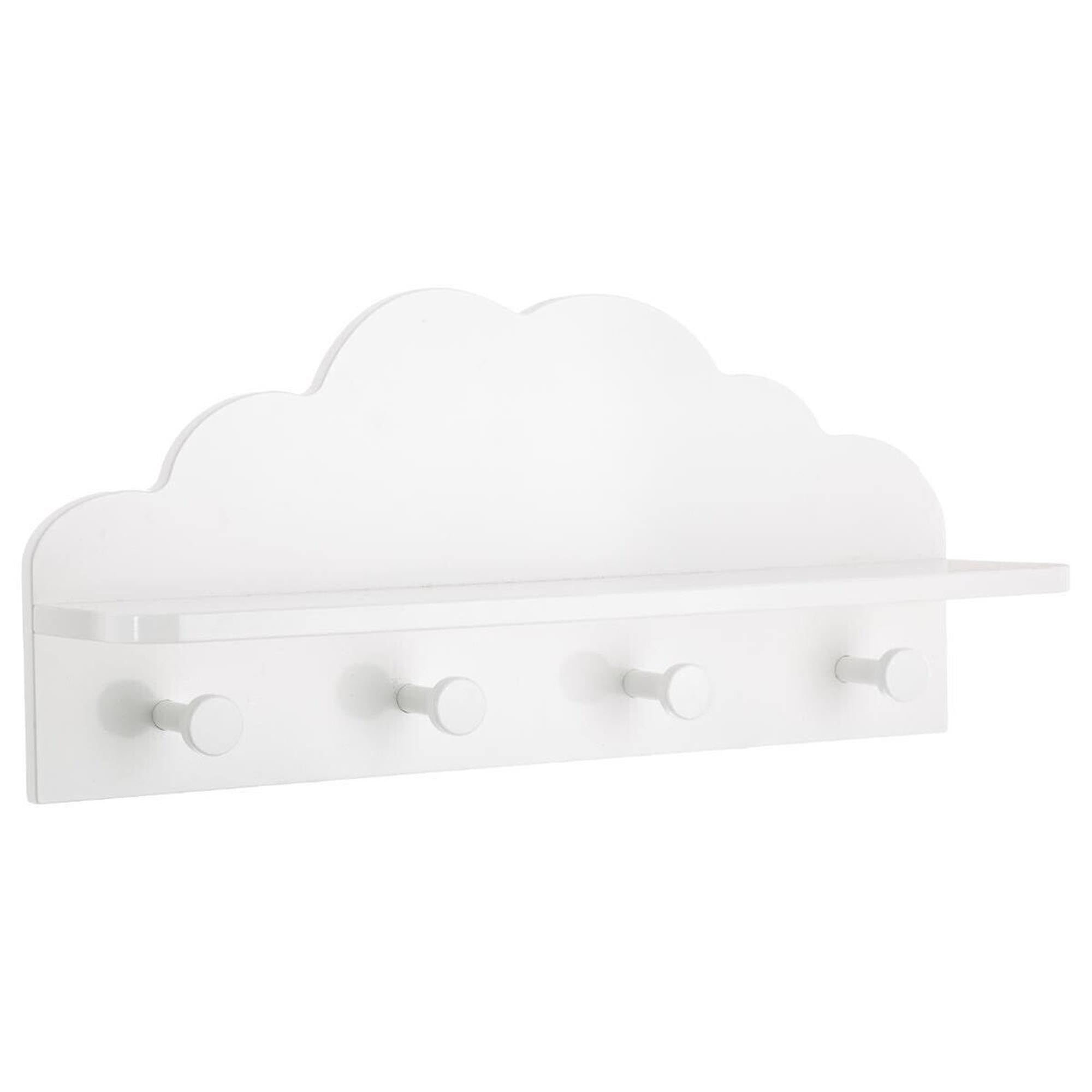 WELL HOME MOBILIARIO & DECORACIÓN Perchero infantil "nube" blanca