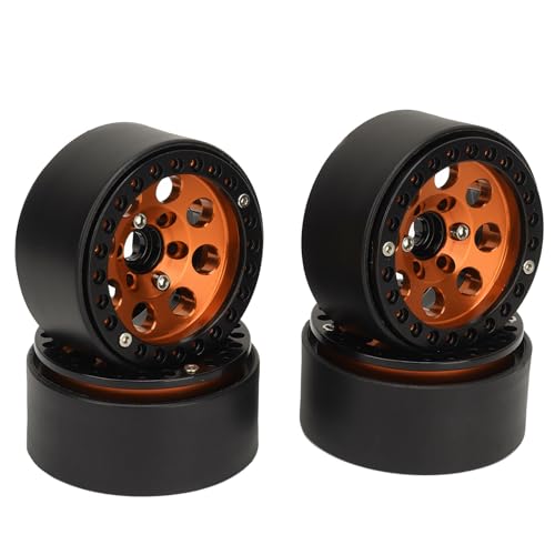 Aro de Roda RC, Liga de Alumínio Reutilizável, Desempenho Aprimorado, Cubo de Roda de Carro RC, 4 Un