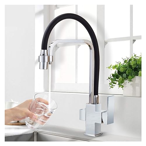 Robinet eau pure cuisine chrome pour simplifier vos repas sains
