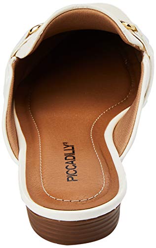 Sapato Salto Baixo Dani, Piccadilly, Branco, 35