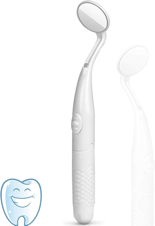 fresiss Dental Mirror with Light, Teeth Inspection LED, Anti-Fog Mouth Mirror, Oral Care Tool