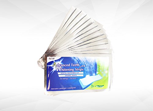 Teeth Whitening Strips - Instantly Whiter Brighter Teeth - Best Whitener Available - 28 Treatments - Makes Every Tooth as White as Possible