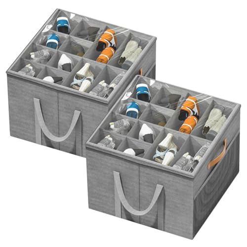 Aokeyee Foldable Shoe Storage Box
