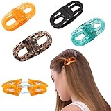 5️⃣ Lot de 4 couleurs – Polyvalent & idée cadeau 4 pinces ovales (orange, bleu, noir, léopard) pour varier les styles selon vos envies. Parfait pour un usage quotidien ou comme petite idée cadeau.