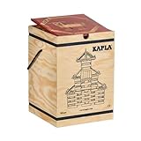 KAPLA Wooden Construction Set - 280 Building Planks in a Chest with Art Book - for Ages 3+