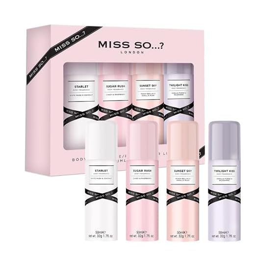 Miss So...? Mini Galore Coffret Cadeau Brume Parfumée Pour Femme (4x50ml)