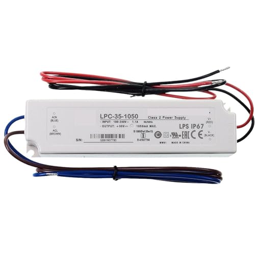 Transformateur LED 700mA LPC-35 étanche DC 9-48V 35W