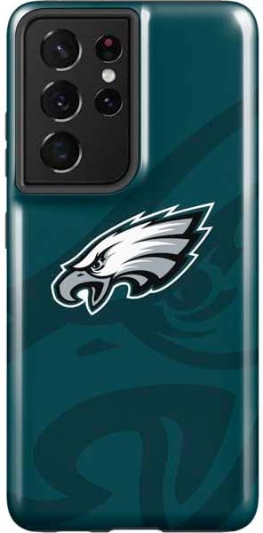 Skinit Pro Phone Case Compatible with Galaxy S21 Ultra 5G - Officially Licensed NFL Philadelphia Eagles Super Bowl LIX Champions Design