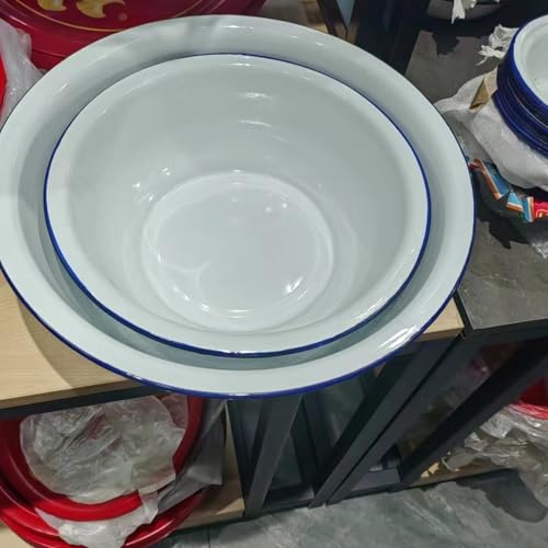 Tazón para mezclar esmaltado de 36 cm para cocina miniatura 5