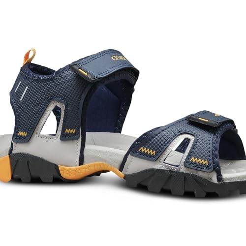 Image of ASIAN Mens VISTARA-13N Casual Sandals with adjustable velcro closure for easy wear with flexible fitting and trendy and stylish looks ideal for everyday use for mens as well as boys-VISTARA-13N$P