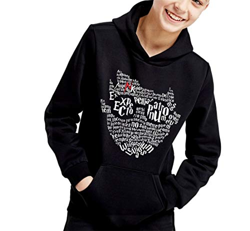 Sudadera de NIÑOS Harry Potter Hogwarts Slytherin Gryffindor 002 9-11 Años