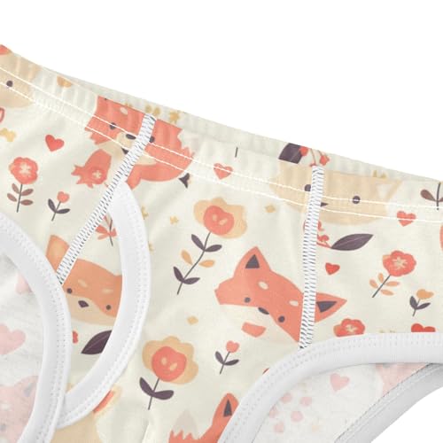 KLL Cute Fox Pattern Foxy Endless Toddler Boys' Comfort Underwear Breathable Children Panties4