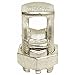 Morris Products 90420 Split Bolt Connector with Spacer, Dual Rate for Copper and Aluminum Conductors, 3/0 AWG, 2/0-2/0 Max Run to Max Tap, 385inlb Torque, 5-Pack