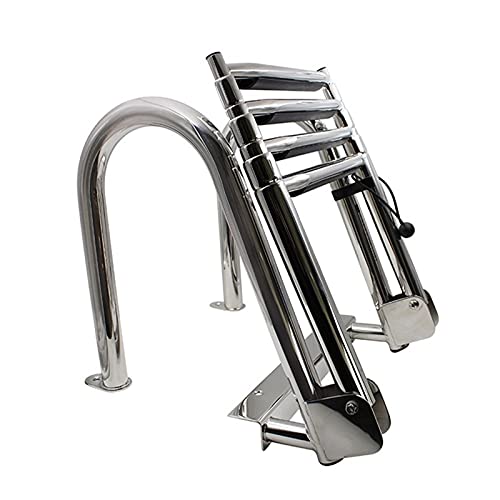 Escalera telescópica 4 escalones para piscina con barandal miniatura 4