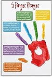 5 Finger Prayer Classroom Education Poster for Children Poster Canvas Print Wall Art Picture Print Poster Modern Home Wall Decor Bedroom Aesthetics Living Room Office Décor (08x12inch,No Framed)