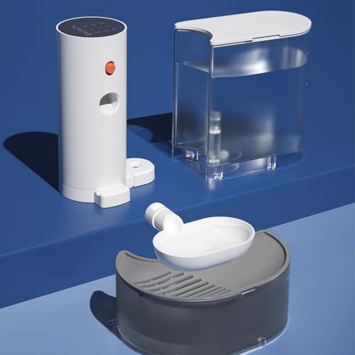 Fuente de agua para gatos 3L con batería recargable y diseño silencioso miniatura 7