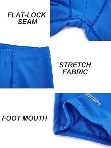 Image of Devoropa Youth Boys Swim Shorts Square Leg Swimsuit Nylon Swimming Boxer Brief UPF 50+