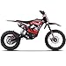 MotoTec 60v Pro Electric Dirt Bike 2000w Lithium Red