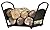 Fireplace Log Holder Folding Firewood Rack,Stacking Rack,Storage Rack for Firewood, Indoor, Outdoor,Heavy Duty Steel