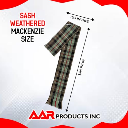 Image of AAR Womens Tartan Clan Sashes Ladies Brooch Scottish Highland - 90 x 10.5 Inches