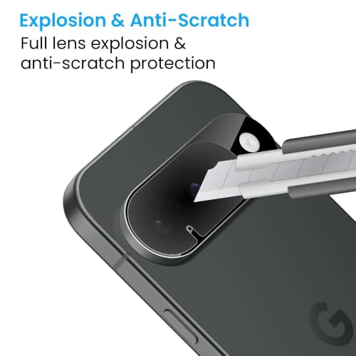 Image of ArmourPro Premium Camera Lens Tempered Glass Protection for Google Pixel 10 (6.3 Inches) With Edge To Edge Full Camera Lens Coverage | Transparent, Pack of 1