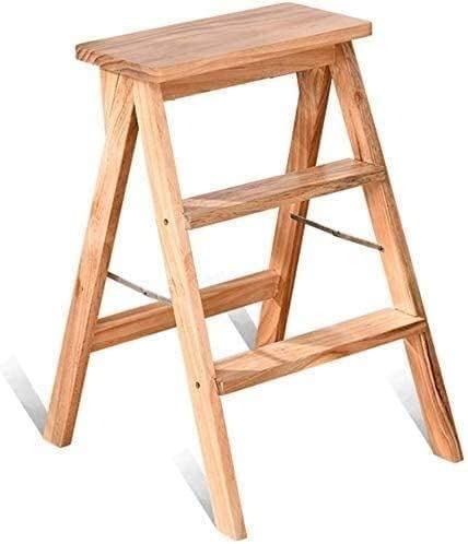 Escabeau ménage en bois de cuisine pour attraper vos objets en hauteur