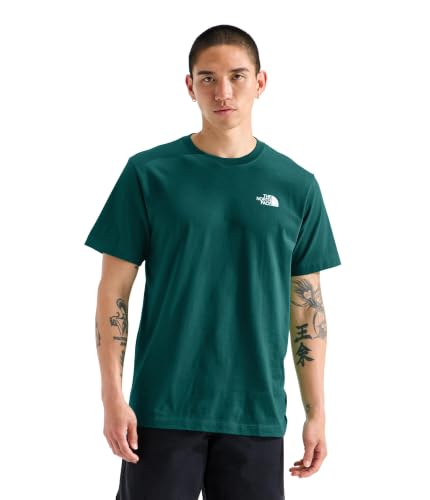 THE NORTH FACE Herren Evolution Box NSE Regular Short Sleeve T-Shirt, Pacific Teal, XL – Ansicht 2