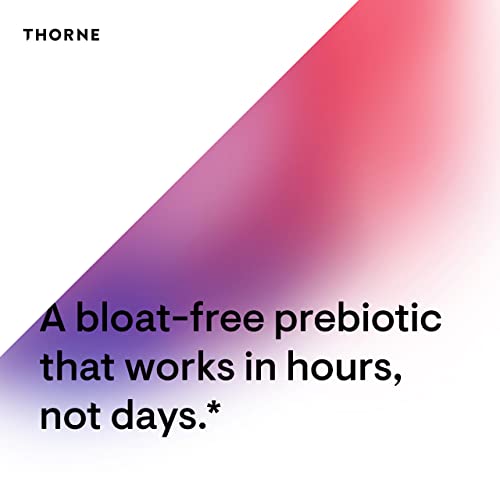 Thorne Prebiotic + Dissolvable Supplement Disc - Bloat-Free Prebiotic With Preforpro And Green Tea Extract - 30 Servings #TOP3