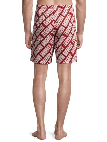 Marvel Men's Bar Logo Sleep Pajama Shorts, Size S-XXL3