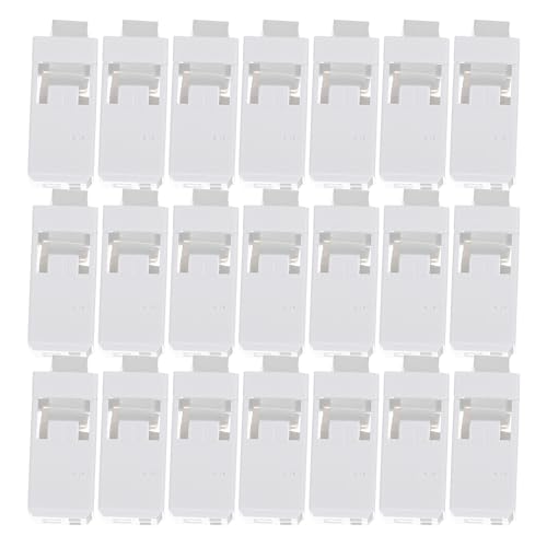 PAMINGONO 50 Hebillas de Presión de Color para Cubo de Basura, Pestillos Pulsadores Aplicables de Plástico, 50 Piezas para Bloqueo y Reparación de Botes de Basura Domésticos