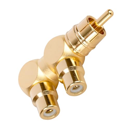 AudioQuest adaptador RCA macho a dos RCA hembra miniatura 1