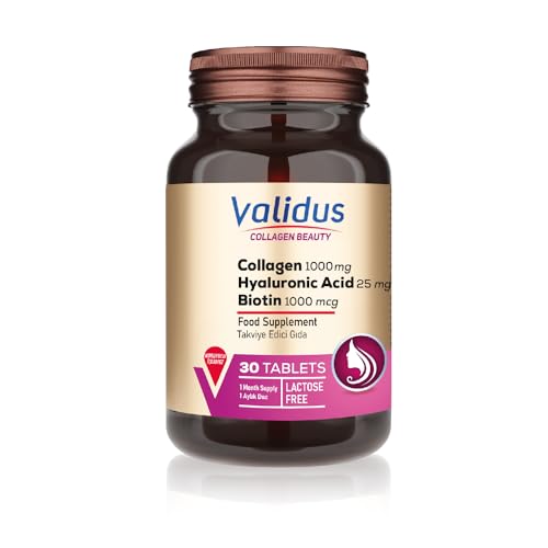 Validus Collagen 1000 mg + Resveratrol + Hyaluronic Acid 30 Tablets