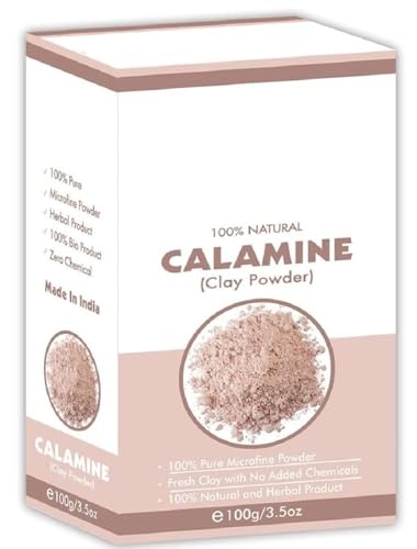 MA 100% Organic Calamine Clay Powder | Natural Skin Care, 100 Grams