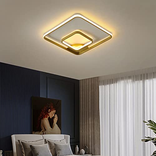 Plafonnier à intensité Variable intégré à LED moderne pour éclairage de cuisine et salon