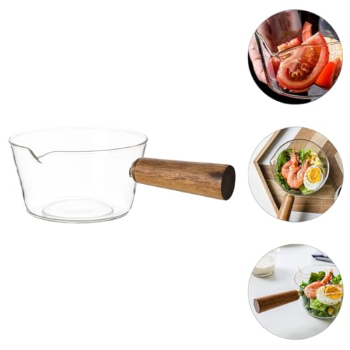 Pot à lait de cuisson feux en verre borosilicate résistant 400 ml - 7