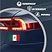 Mexican Flag Car Magnet 2-Pack 3