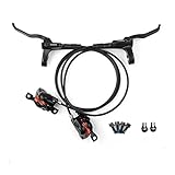 BUCKLOS Shimano MT200 MTB Hydraulic Disc Brakes Set, Left Front 800mm Right Rear 1550mm Mountain Bik