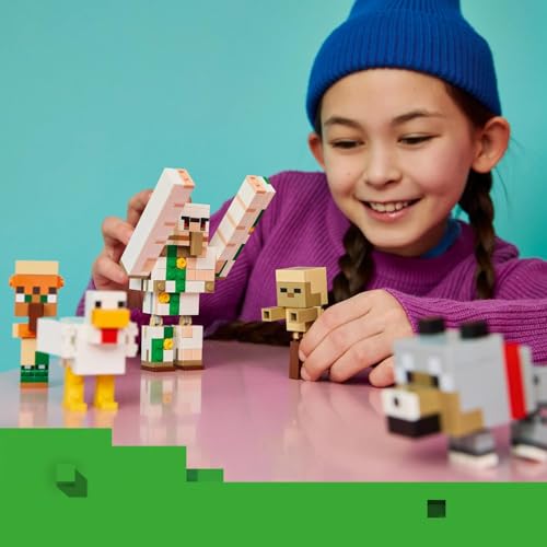 Image of LEGO Minecraft Chicken Jockey Desert Attack - Minecraft Characters Building Toy - 21592