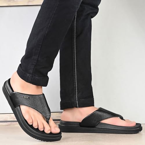 Image of DOCTOR HEALTH SUPER SOFT Men's Orthopedic Slippers | Anti-Skid Comfort Footwear for Heel Pain & Everyday Wear | Lightweight PU Sole Flip-Flops for Men