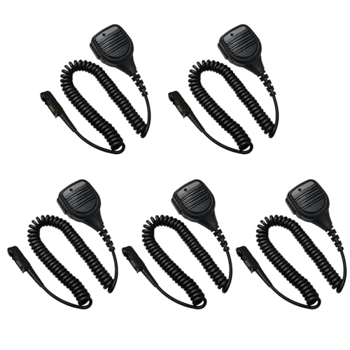 Walkie Talkie Mic PMMN4076A compatible con Motorola XPR3500e de 5 pin 7