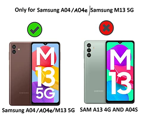 Image of COVERBLACK Rubber Back Cover for Samsung A04 / A04E / M13 5G - Transparent