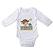 Body Bebé Niño Personalizado con Nombre. Regalos Personalizados para Bebés. Bodies Personalizados Manga Larga. Varias Tallas. Pirata