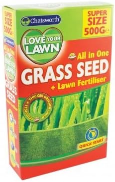 Chatsworth All In One Grass Lawn Seed & Fertiliser 500g