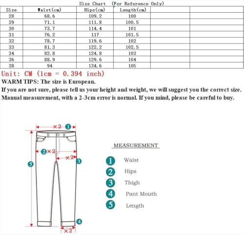 Men Daily Versatile Denim Pants Wear-Resistant Retro Wash Denim Trousers Jeans4