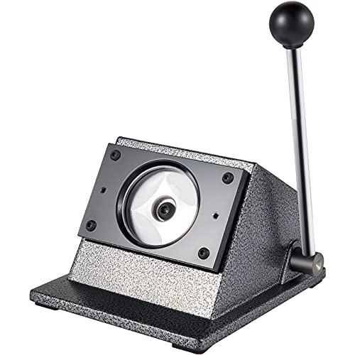 VEVOR Graphic Punch Die Cutter, 3/75mm Round Punch Die Cutter, Cast Iron Manual Graphic Punch Press Button Badge Maker, 0.05/1.5mm Cut Thickness Graphic Die Cutter w/Steel Blade for Card Making VEVOR Graphic Punch Die Cutter, 3"/75mm Round Punch Die Cutter, Cast Iron Manual Graphic Punch Press Button Badge Maker, 0.05"/1.5mm Cut Thickness Graphic Die Cutter w/Steel Blade for Card Making